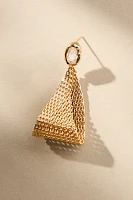 Metal Mesh Drop Earrings