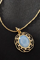 Framed Zodiac Pendant Necklace