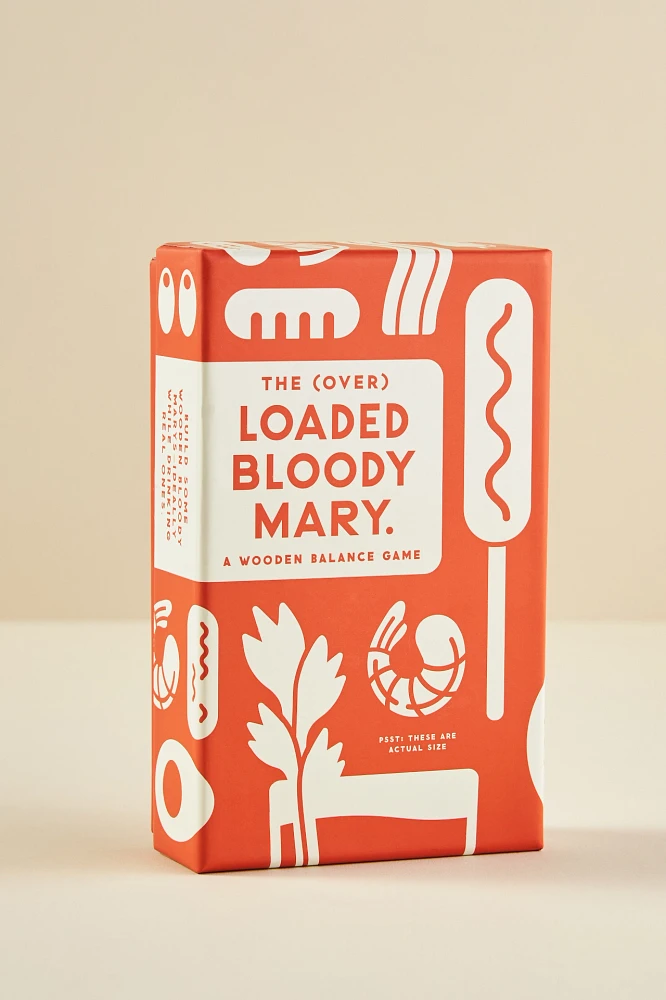 (Over) Loaded Bloody Mary Balance Wooden Piece Game