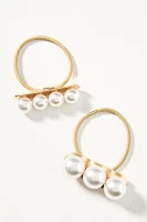 Pearl Hair Ties, Set of 2