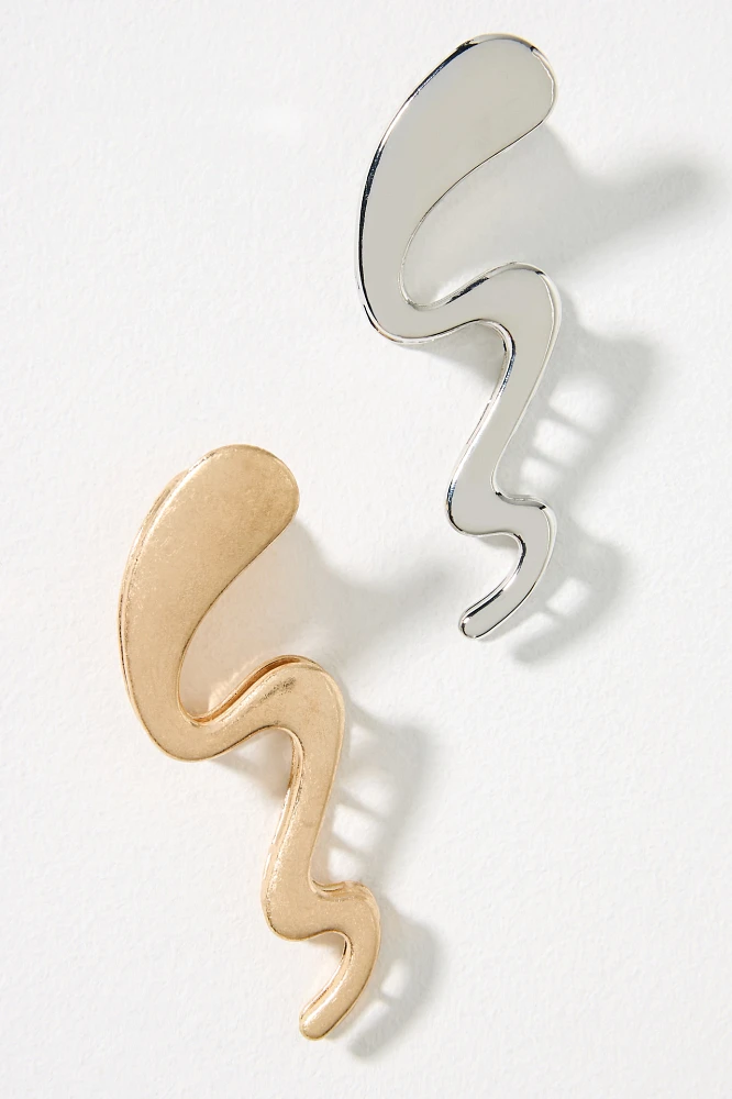 Squiggle Hair Claw Clip