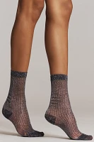 High Heel Jungle Beam Lurex Ribbed Socks