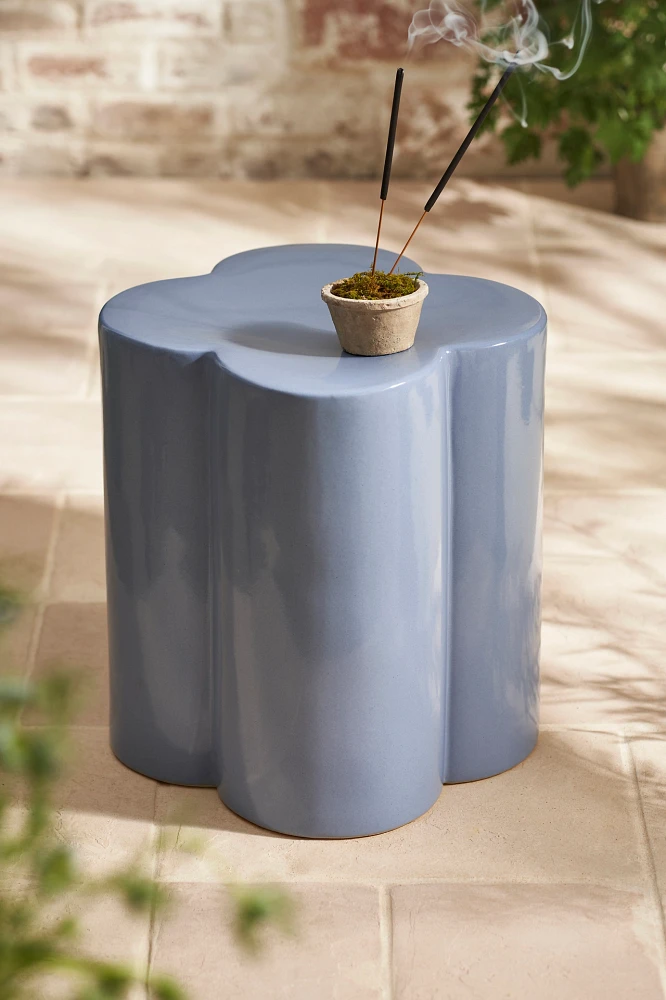 Clover Ceramic Stool