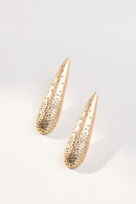 Pavé Triangle Drop Earrings