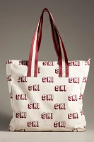 Ski Canvas Tote