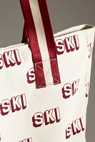 Ski Canvas Tote