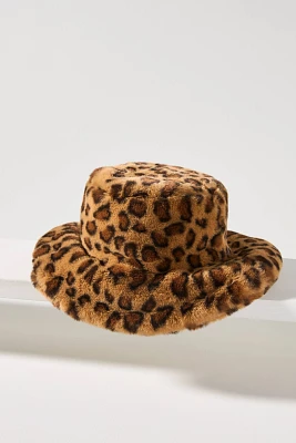 Shaggy Faux-Fur Bucket Hat