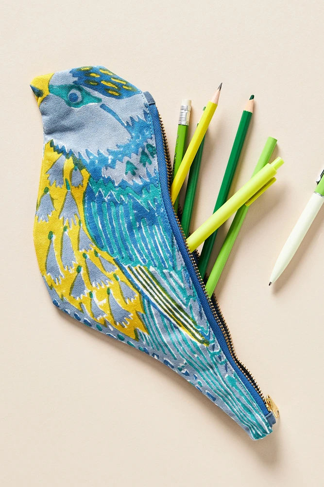 East End Press Bird Pencil Pouch