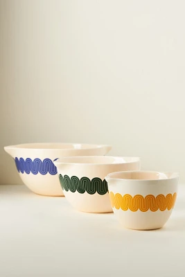 Great Jones Stir Crazy Mixing Bowls, Set of 3