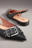 Bibi Lou Moto Slingback Flats