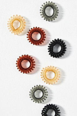 KITSCH Spiral Hair Ties, Set of 8