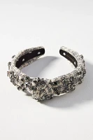 Lele Sadoughi Crystal Snowflake Slim Headband