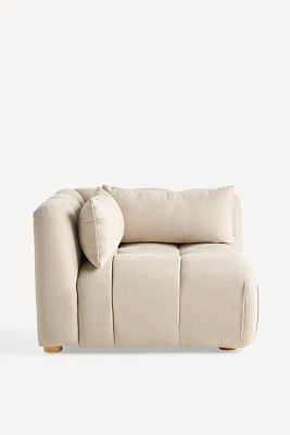 Kora Tufted Performance Woven Modular Corner Chair