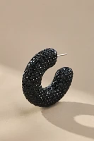 Pavé Hoop Earrings