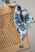 Hunter Bell x Anthropologie Raffia Shopper Tote