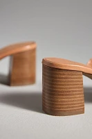 By Anthropologie Woven Block-Heel Mule Sandals