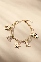 Western Monogram Charm Bracelet