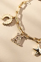 Western Monogram Charm Bracelet