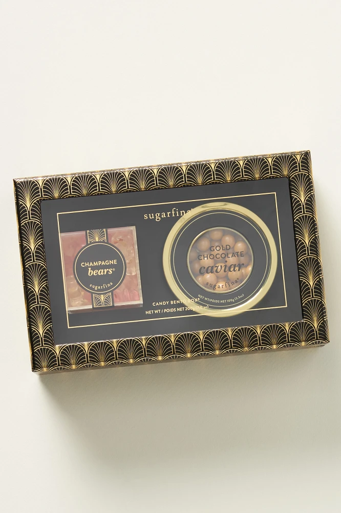 Sugarfina Champagne & Caviar 2-Piece Bento Box Gift Set