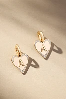 Heart Huggie Hoop Earrings