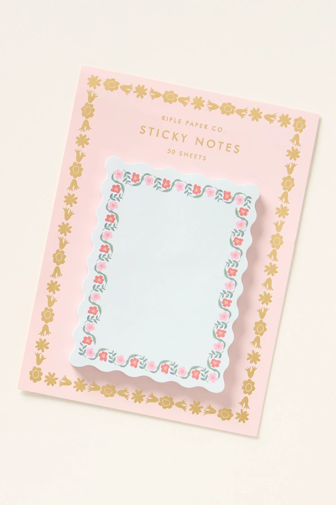 Rifle Paper Co. Delphine Sticky Notes