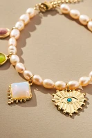 Casa Clara Raye Pearl Charm Bracelet