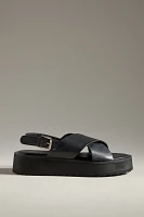 Maeve Cross-Strap Platform Sandals