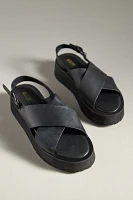 Maeve Cross-Strap Platform Sandals
