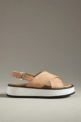 Maeve Cross-Strap Platform Sandals