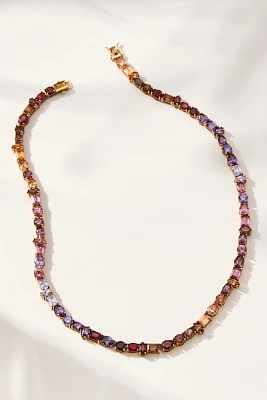 Mignonne Gavigan Tompkins Crystal Tennis Necklace