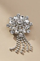 Crystal Flower Pin