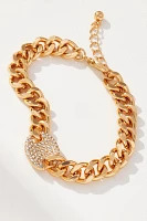 Chain Link Crystal Bracelet