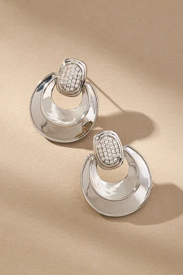 Luv Aj Pavé Doorknock Earrings