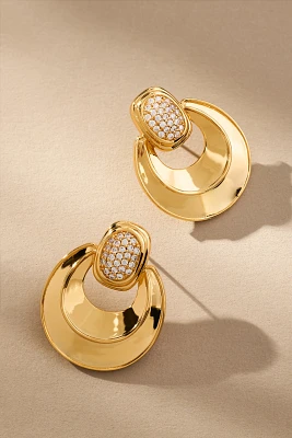 Luv Aj Pavé Doorknock Earrings