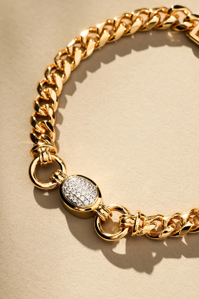 Luv Aj Pavé Link Bracelet