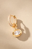 Luv Aj Oval Bezel Earrings