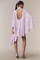 BHLDN Maria Long-Sleeve High-Neck Swing Mini Dress