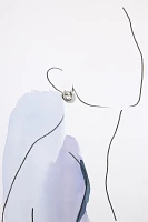 Thick Puffy Hinged Huggie Hoop Earrings