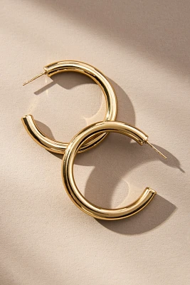 Thick C-Shape Hoop Earrings