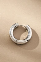 Puffy Hinged Huggie Hoop Earrings