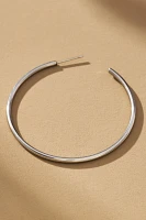 Thin Open Hoop Earrings