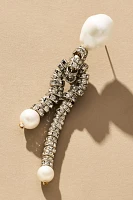 Crystal Pearl Drop Earrings