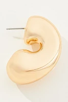 Thick C-Shape Hoop Earrings