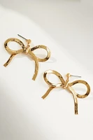 Tiny Bow Drop Earrings