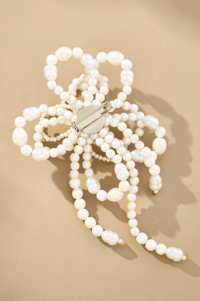 Pearl Flower Brooch