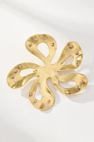 Studded Flower Brooch