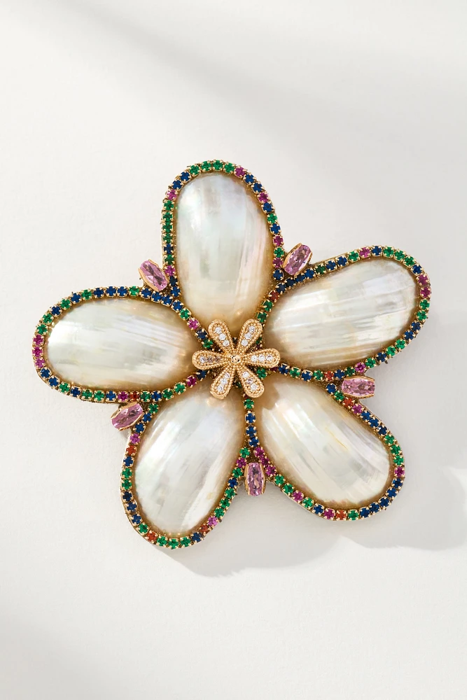 Blossomed Gem Brooch