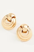 Thick Circle Post Earrings