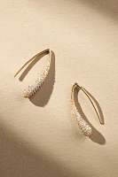 The Petra Twinkled Pavé Drop Earrings