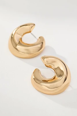 Front-Facing C Post Earrings